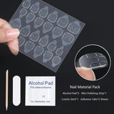 Autumn Fall Press on Nails Matte Medium Coffin Fake Nails