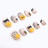 10pcs press-on nails, showing exquisite 3D nail designs.