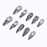 Press on nail with modern and avant-garde design