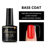 High gloss and transparent nails remover base coat