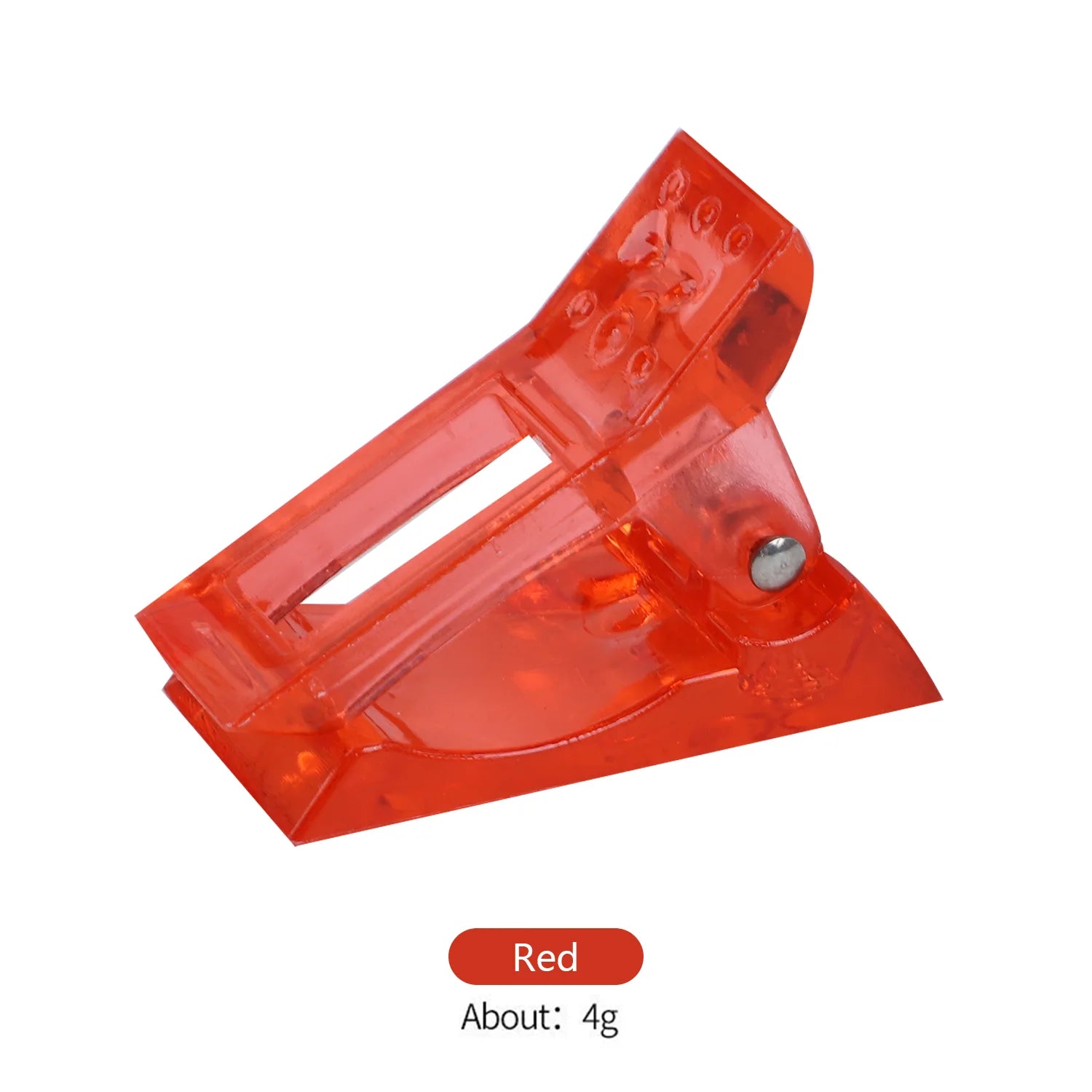 Nail crystal fixing clip extension glue nail art tool red