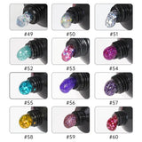 Nail Extension Gel Set Poly Gel 12 Colors Diamond Glitter for Manicure