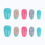 Vibrant Macaron Mixed Color Press on Nails