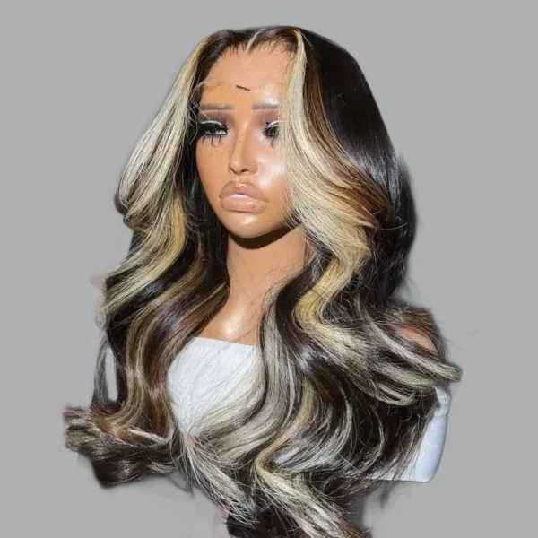 Highlights wave wholesale 13x6 lace frontal wig.