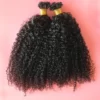 Curly flat tip hair extensions