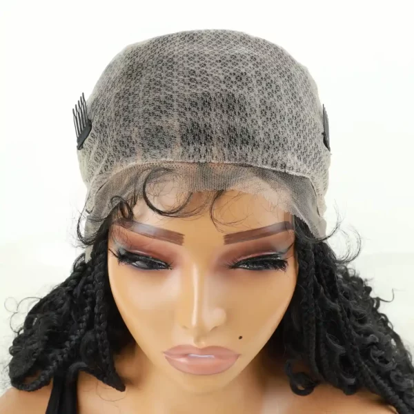 knotless box braids wigs internal structure front view